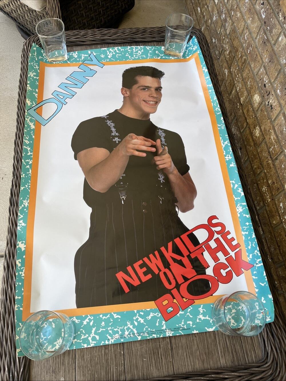 Original POSTER 1989 NEW KIDS ON THE BLOCK - DANNY NKOTB